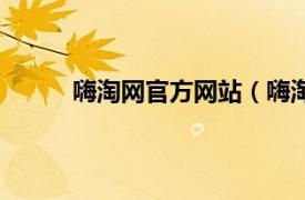 嗨淘网官方网站（嗨淘全球相关内容简介介绍）