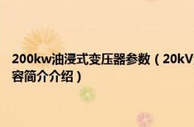 200kw油浸式变压器参数（20kV油浸式配电变压器技术参数和要求相关内容简介介绍）