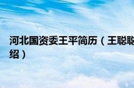 河北国资委王平简历（王聪聪 河北省国资委职工相关内容简介介绍）