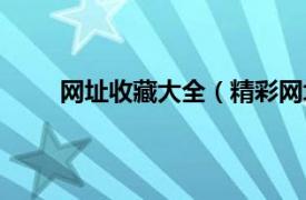 网址收藏大全（精彩网址收藏相关内容简介介绍）