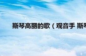 斯琴高丽的歌（观音手 斯琴高丽歌曲相关内容简介介绍）