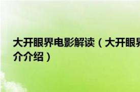 大开眼界电影解读（大开眼界 2017年思然执导电影相关内容简介介绍）