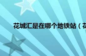 花城汇是在哪个地铁站（花城汇南站相关内容简介介绍）