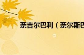 奈吉尔巴利（奈尔斯巴克利相关内容简介介绍）