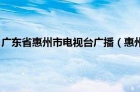 广东省惠州市电视台广播（惠州市广播电视台相关内容简介介绍）