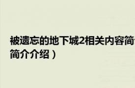 被遗忘的地下城2相关内容简介介绍（被遗忘的地下城2相关内容简介介绍）