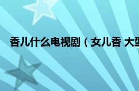 香儿什么电视剧（女儿香 大型电视连续剧相关内容简介介绍）