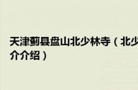 天津蓟县盘山北少林寺（北少林寺 天津蓟州北少林寺相关内容简介介绍）