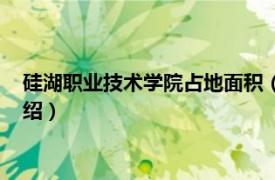 硅湖职业技术学院占地面积（硅湖职业技术学院相关内容简介介绍）