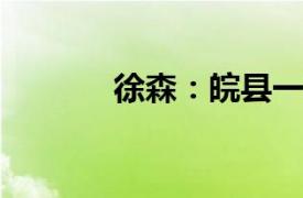 徐森：皖县一中高级教师简介