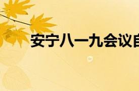 安宁八一九会议自杀案相关内容简介