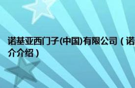 诺基亚西门子(中国)有限公司（诺基亚西门子通信技术有限公司相关内容简介介绍）