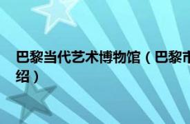 巴黎当代艺术博物馆（巴黎市立现代艺术博物馆相关内容简介介绍）