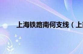 上海铁路南何支线（上南铁路相关内容简介介绍）