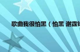 歌曲我很怕黑（怕黑 谢霆锋演唱歌曲相关内容简介介绍）