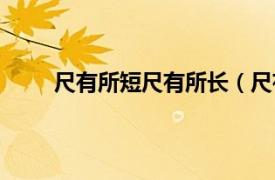 尺有所短尺有所长（尺有所短相关内容简介介绍）