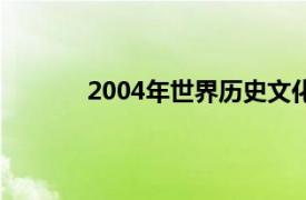 2004年世界历史文化名城博览会在上海召开