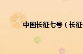 中国长征七号（长征七号相关内容简介介绍）