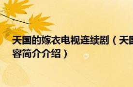 天国的嫁衣电视连续剧（天国的嫁衣 2018年拍摄电视剧相关内容简介介绍）