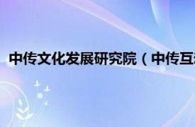 中传文化发展研究院（中传互动营销研究院相关内容简介介绍）