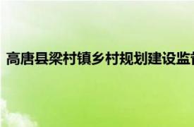 高唐县梁村镇乡村规划建设监督管理所所长周璐璐相关内容简介