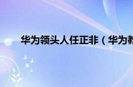 华为领头人任正非（华为教父任正非相关内容简介介绍）