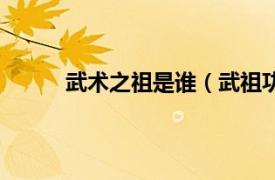 武术之祖是谁（武祖功力拳相关内容简介介绍）