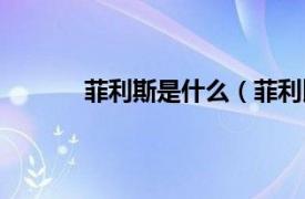 菲利斯是什么（菲利比斯相关内容简介介绍）