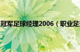 冠军足球经理2006（职业足球经理2006相关内容简介介绍）