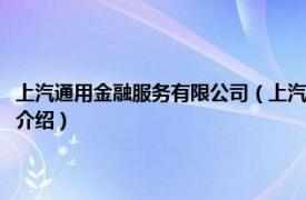 上汽通用金融服务有限公司（上汽通用汽车金融有限责任公司相关内容简介介绍）