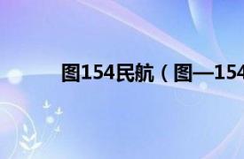 图154民航（图—154客机相关内容简介介绍）