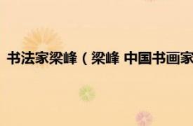 书法家梁峰（梁峰 中国书画家厦门协会会员相关内容简介介绍）