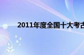 2011年度全国十大考古新发现相关内容简介介绍