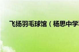 飞扬羽毛球馆（杨思中学羽毛球馆相关内容简介介绍）