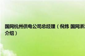 国网杭州供电公司总经理（倪炜 国网浙江杭州市临安区供电有限公司职工相关内容简介介绍）