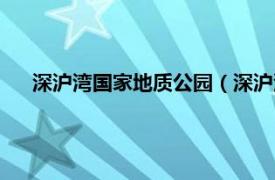 深沪湾国家地质公园（深沪湾地质公园相关内容简介介绍）