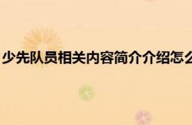 少先队员相关内容简介介绍怎么写（少先队员相关内容简介介绍）