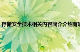 存储安全技术相关内容简介介绍有哪些（存储安全技术相关内容简介介绍）