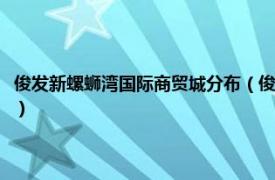 俊发新螺蛳湾国际商贸城分布（俊发新螺蛳湾国际商贸城相关内容简介介绍）