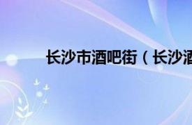 长沙市酒吧街（长沙酒吧街相关内容简介介绍）