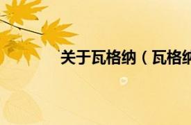 关于瓦格纳（瓦格纳尔相关内容简介介绍）