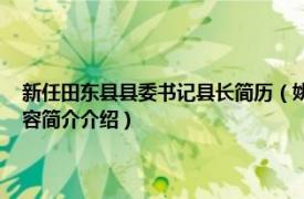 新任田东县县委书记县长简历（姚明 百色市田东县人民政府副县长相关内容简介介绍）