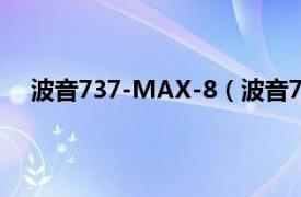 波音737-MAX-8（波音737 MAX相关内容简介介绍）