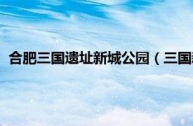 合肥三国遗址新城公园（三国新城遗址公园相关内容简介介绍）