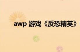 awp 游戏《反恐精英》中的武器相关内容简介介绍