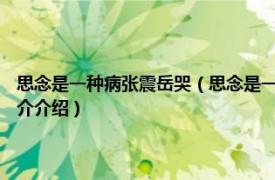 思念是一种病张震岳哭（思念是一种病 2007年张震岳发行专辑相关内容简介介绍）