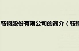 鞍钢股份有限公司的简介（鞍钢股份有限公司相关内容简介介绍）