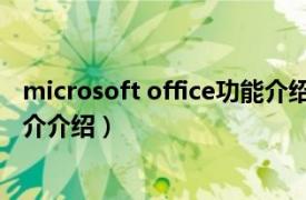 microsoft office功能介绍（Microsoft Office相关内容简介介绍）