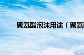 聚氨酯泡沫用途（聚氨酯泡沫相关内容简介介绍）