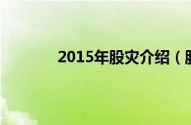 2015年股灾介绍（股灾相关内容简介介绍）